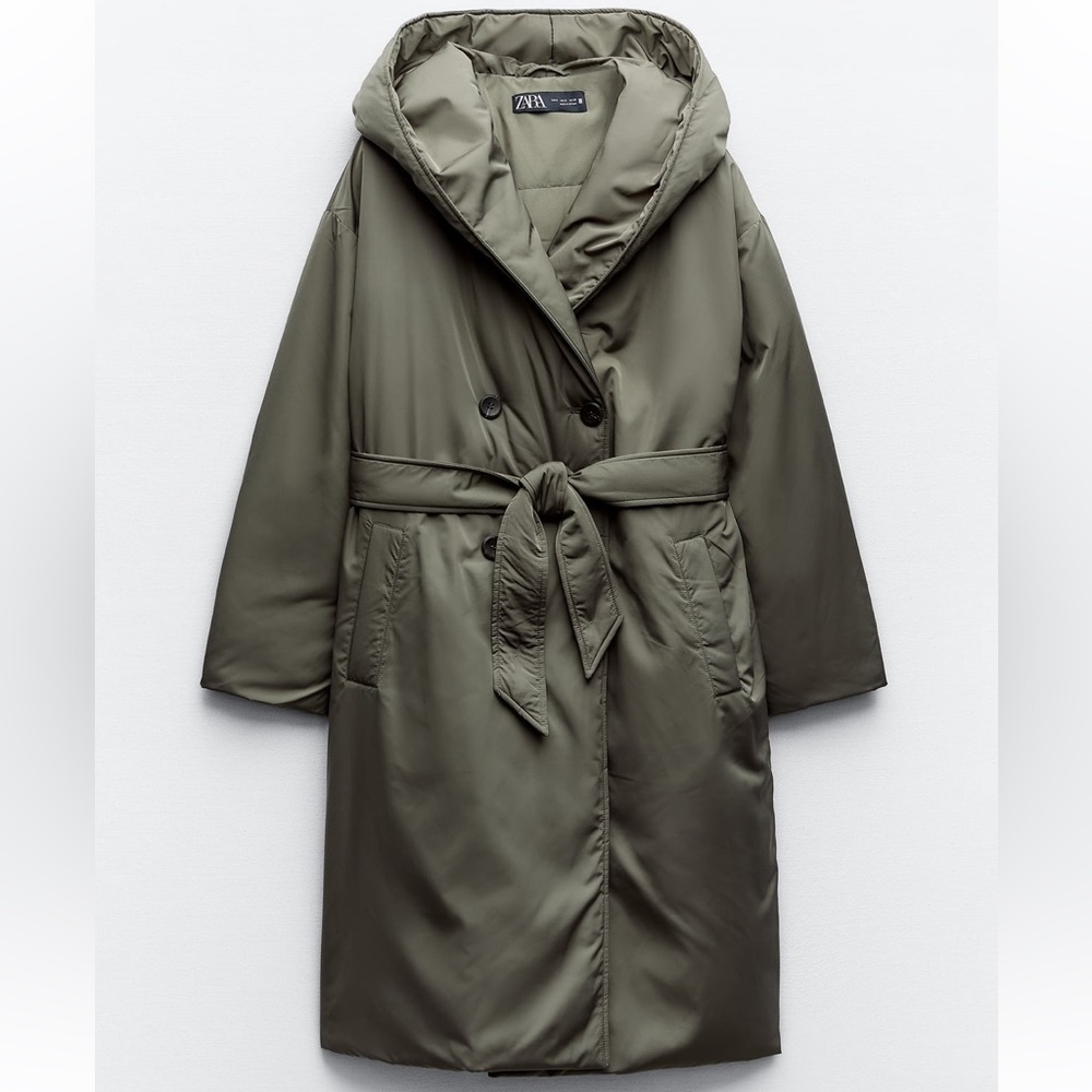 Zara water & wind Protection Puffer Coat
